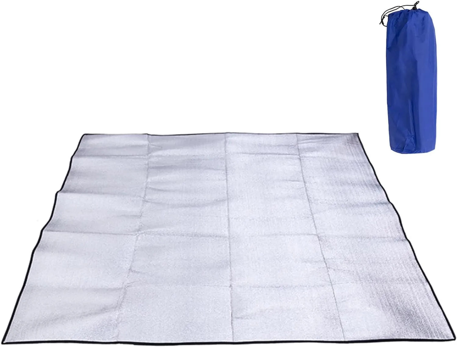 Tent Blanket,YIWENG Ultralight Waterproof Camping Mat Picnic Blanket Beach Mattress Sleeping Pad Aluminum Foil EVA Foam Mat Tent Sleeping Mattress, 1M