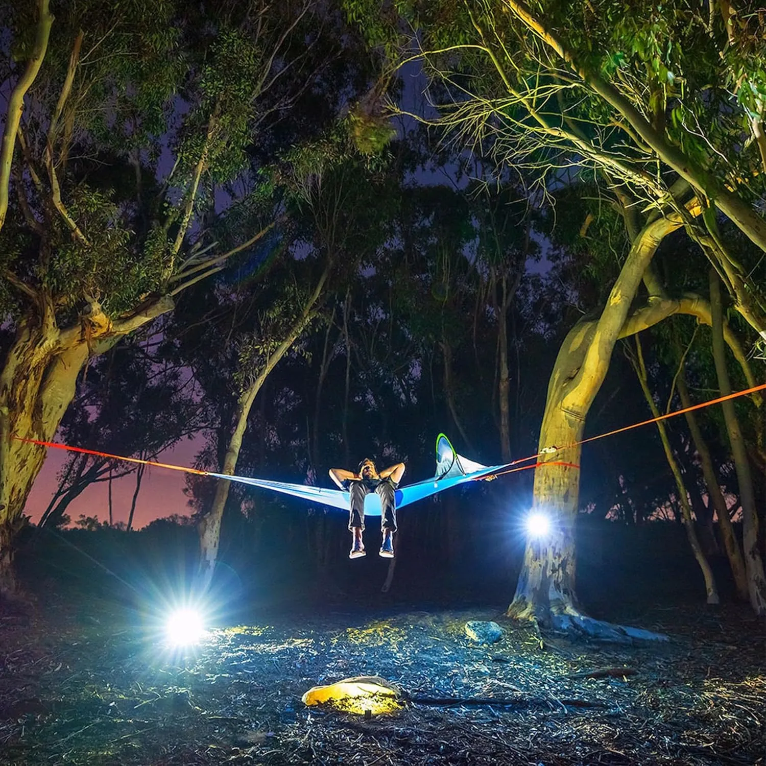 Tentsile UNA V3 Solo Tree Tent Hammock, 1-Person Capacity, Anti-Roll System, Ratchet and Straps Included, Portable Tree House Shelter, Designed in The UK