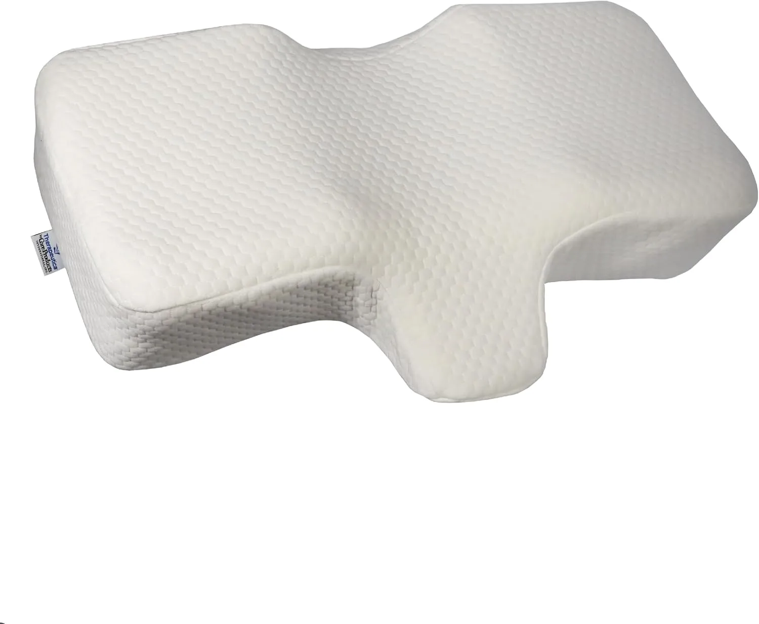 Therapeutica Cervical Orthopedic Foam Pillow - Neck Support Pillow for Side & Back Sleepers - Ergonomic Pillow for Neck Support, Relief, & Spinal Alignment – Average Size, Firm