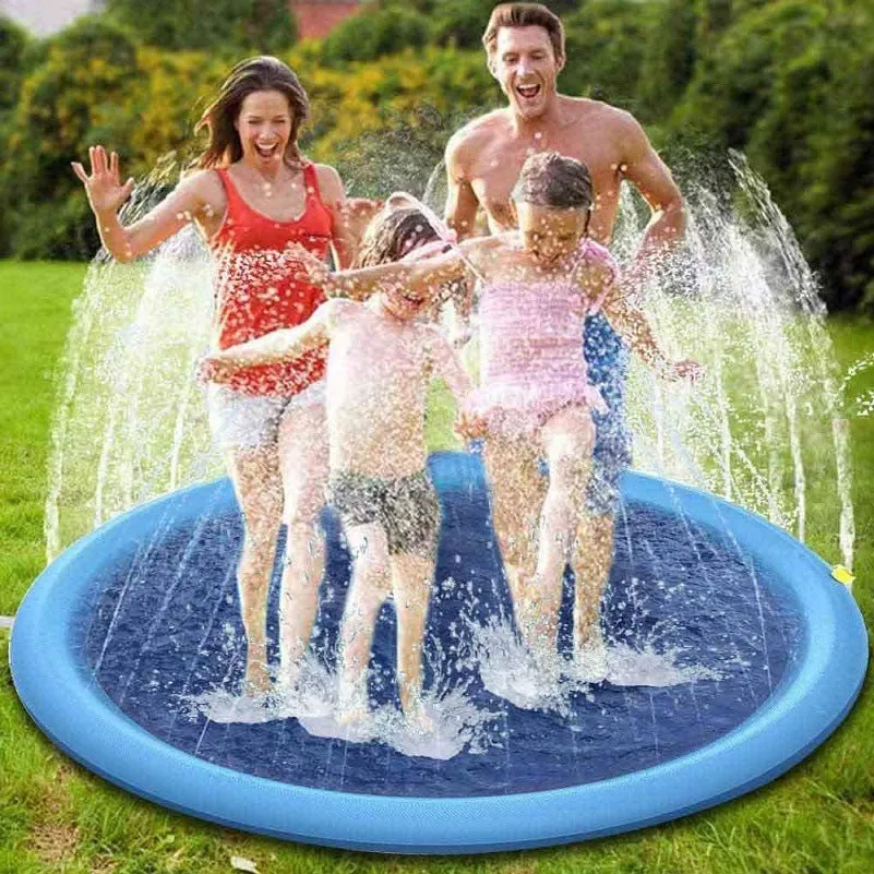 Thickened Non-Slip Pet Spray Pad, Inflatable Water Spray Mat