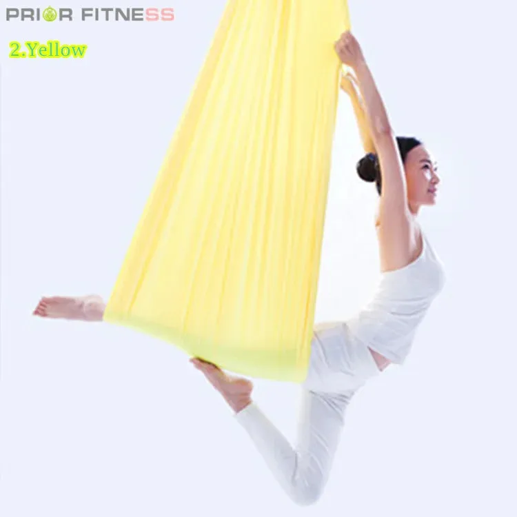 Top quality Anti-Gravity yoga hammock Full Set Aerial Traction Device Fitness for yoga for yoga studio Yoga Flying Swing(5x2.8m)