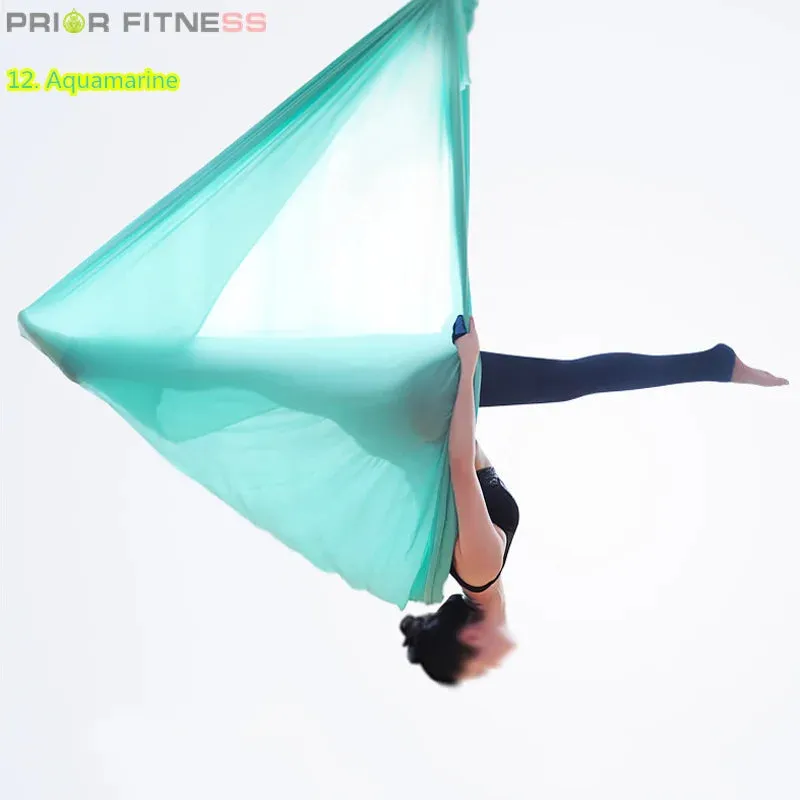 Top quality Anti-Gravity yoga hammock Full Set Aerial Traction Device Fitness for yoga for yoga studio Yoga Flying Swing(5x2.8m)
