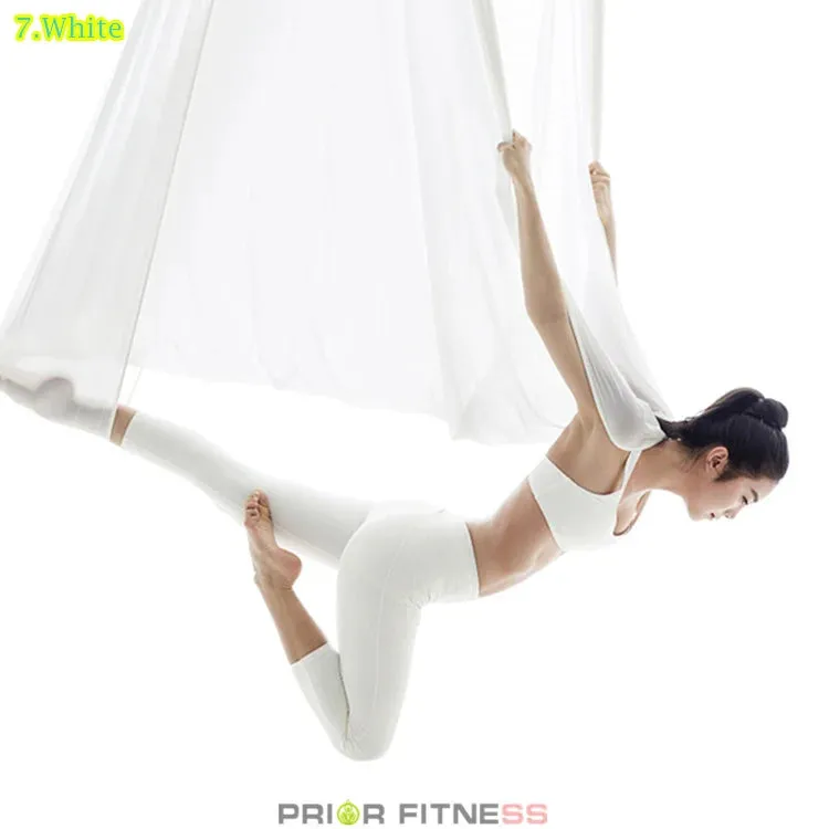 Top quality Anti-Gravity yoga hammock Full Set Aerial Traction Device Fitness for yoga for yoga studio Yoga Flying Swing(5x2.8m)