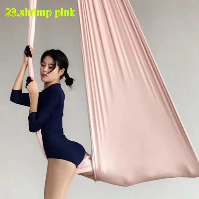 Top quality Anti-Gravity yoga hammock Full Set Aerial Traction Device Fitness for yoga for yoga studio Yoga Flying Swing(5x2.8m)