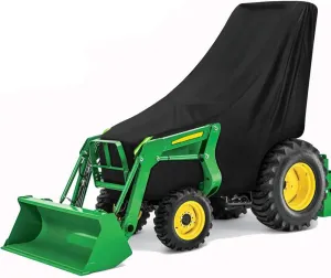 Tractor Cover Waterproof Compatible with Kubota,John Deere,Mahindra, Bobcat,Compact Utility Tractor Cowling Cover Heavy Duty Tractor Accessories Large (Large Cover)