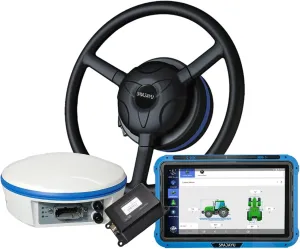 Tractor GPS, Auto Steer System 2.5cm Accuracy by RTK Base 10cm Precision by PPP Without RTK, AB Line in Straight Curve A  Pivot U-Turn Mode for Planting Spraying Harvesting