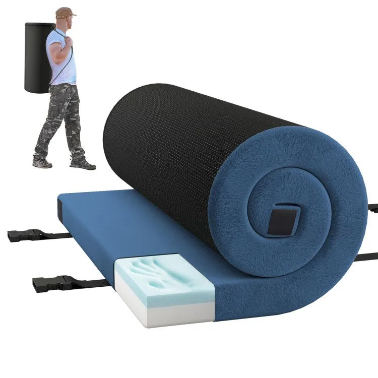 TrailEase Memory Foam Camping Mattress Pad – Twin Size