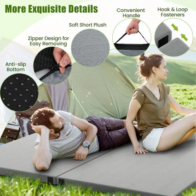 TrailEase Memory Foam Camping Mattress Pad – Twin Size