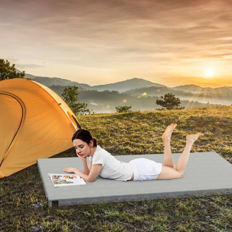 TrailEase Memory Foam Camping Mattress Pad – Twin Size