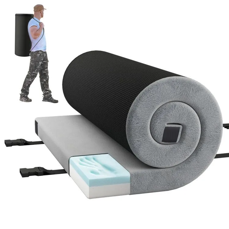 TrailEase Memory Foam Camping Mattress Pad – Twin Size