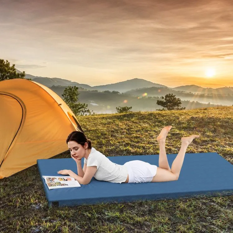 TrailEase Memory Foam Camping Mattress Pad – Twin Size