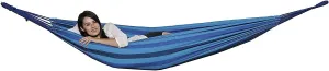 Trekmate Breathable Cotton Fabric Canvas Single Person Brazilian Hammock,for Camping, Outdoors Gear, Backpack, Hiking, Hunting,Backyard