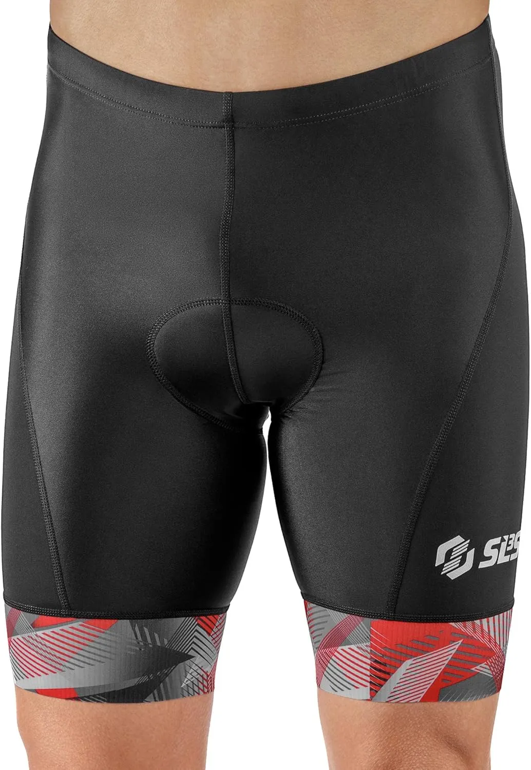 Triathlon Shorts - Men's Padded Tri Shorts with 2 Pockets, Medium Compression