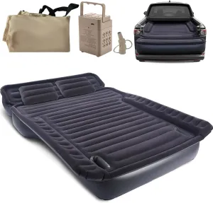 Truck Bed Air Mattress for 5.5-6.5Ft,Pickup Mattress with Wireless Rechargeable Pump,Inflatable Air Mattress for Travel,Outdoor & Road Trips