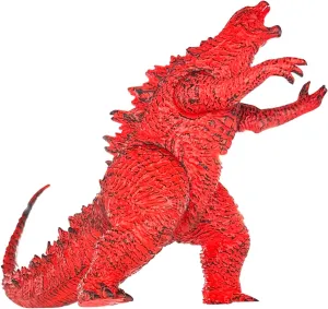 TwCare Fire Godzilla vs. Kong 2021 Toy Burning Action Figure: Flaming King of The Monsters, Movie Series Movable Joints Soft Vinyl, Travel Bag