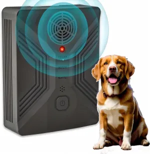 Ultrasonic Anti Barking Control for Dogs – Safe Dog Bark Deterrent Device, Rechargeable, 3 Modes (High/Med/Low), Weatherproof, 33ft Range – Humane No Shock Training Tool for Small Medium Large Dogs