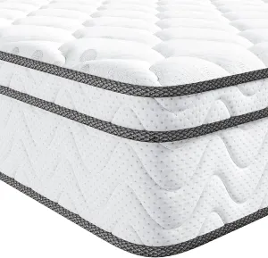Vesgantti 12 Inch Multilayer Hybrid Twin XL Mattress - Multiple Sizes & Styles Available, Ergonomic Design with Breathable Foam and Pocket Spring/Medium Plush Feel