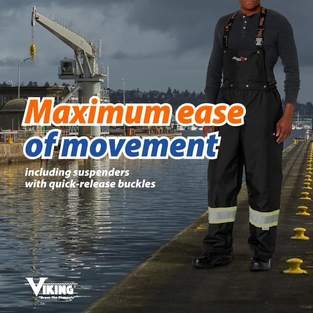 Viking Professional Insulated Waterproof Journeyman 300D Trilobal Rip-Stop Flame Retardant Overalls for Men and Women