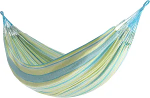 Vivere Latin Hammock Collection – Vibrant 100% Cotton Double Hammock, Supports 2 Adults - 450 lb Capacity (Callaina)
