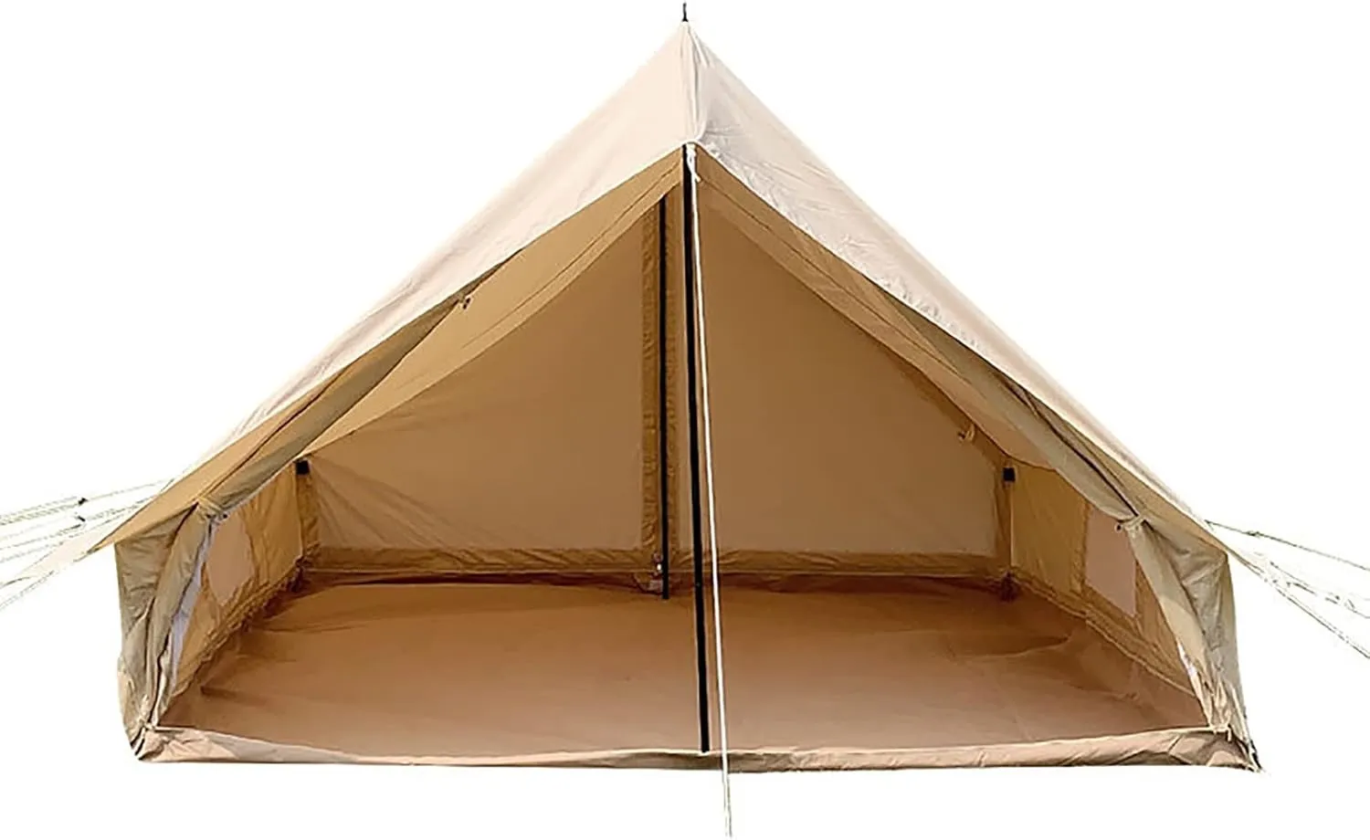 Wall Tent 320G Cotton Canvas/ 900D Oxford Cloth, Large Canvas Wall Tent Waterproof, The Right Shelter for Your Base Camp, Four Seasons Camping Tent fo