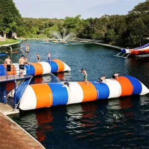 Water Inflatable Catapult Foot Outdoor Catapult Toys, Extreme Jumping Bag Lake Jumping Airbag for Adults