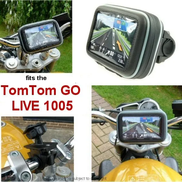 Waterproof Motorcycle Mount for TomTom GO Live 1005 (sku 14170)
