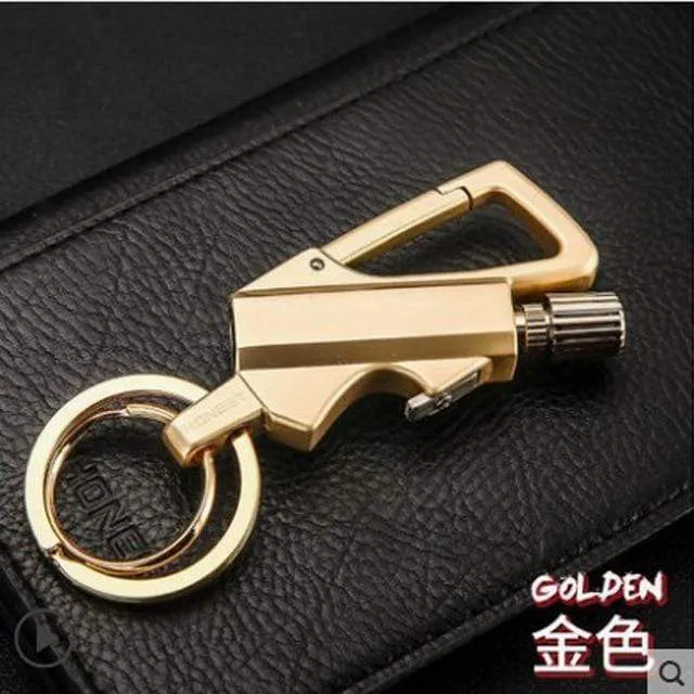 Waterproof  Permanent Match Lighter Carabiner Style