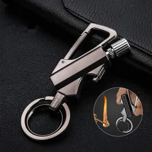 Waterproof  Permanent Match Lighter Carabiner Style