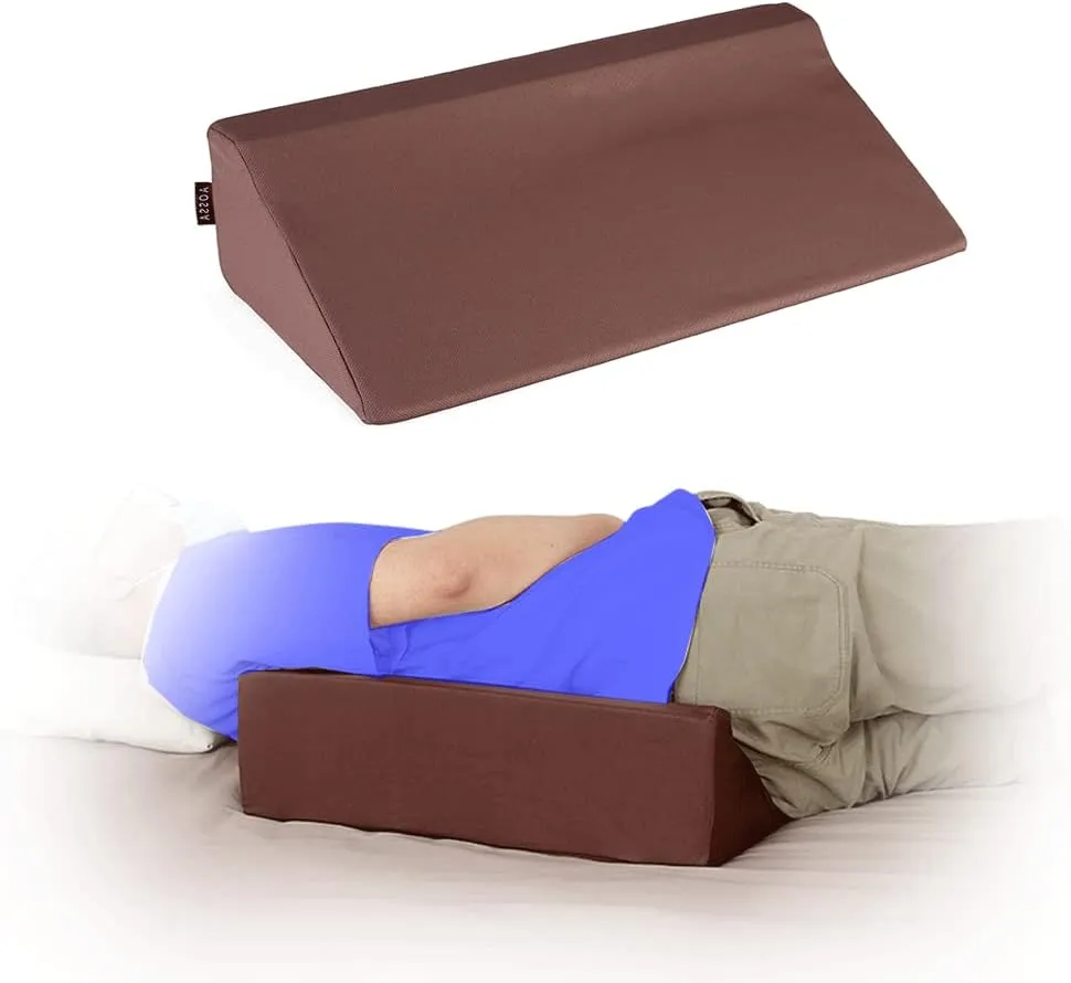 Wedge Pillows After Surgery for Elderly Adults Bed Rails Bumper Pads Foam Wedge Sleeping Positioning Side Rail Assist Guard Bed Railings Cane Safety Hospital Covers Cushion 19.6'' x 9.5'' x 5.9''