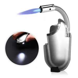 Windproof LED Camping Lighter - Outdoor Jet Flame Tool