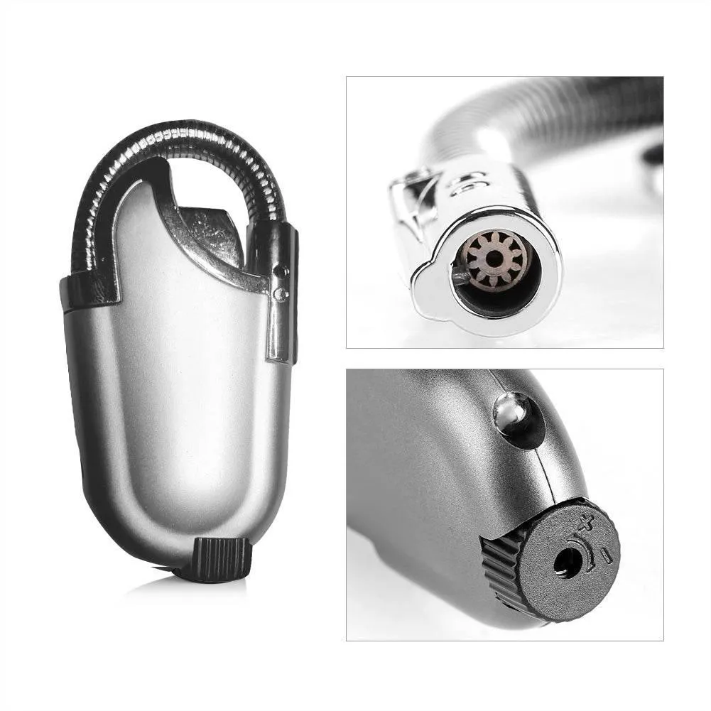 Windproof LED Camping Lighter - Outdoor Jet Flame Tool