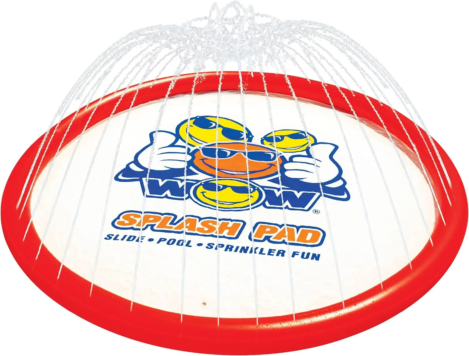 WOW Sports Giant Splash Pad, Durable wading pool with Built in Sprinklers