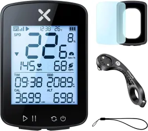 XOSS G  Gen2 GPS Bike Computer with Mount, 2.2" Bluetooth Wireless Cycling Speedometer, Type-C Multifunctional ANT  Bicycle Odometer with Auto Backlight and IPX7 Waterproof Bike Tracker (4 in 1)