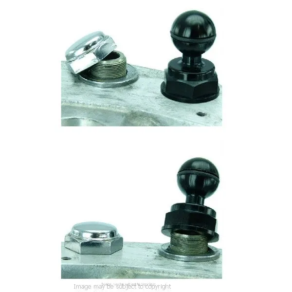 Yoke 30 - 5inch XL Screen GPS Satnav Motorcycle Yoke Nut Cap Mount (sku 16713)
