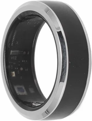 Yunseity Smart Ring Health Tracker, 5ATM Waterproof Sleep Monitoring Step Counting Bluetooth Fitness Tracker, Universal Ring for Men and Women