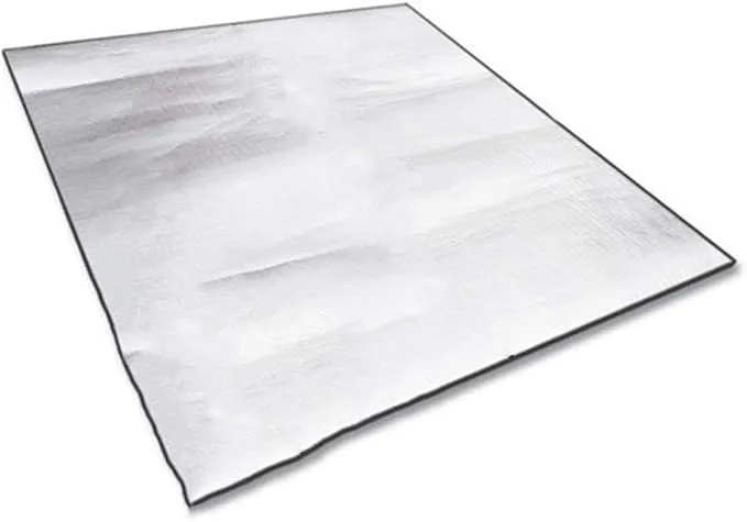 YYET Camping Mat Foam Foil Blanket for Camping Foam Pad Insulating Foil Mat Sleeping Tent Pad Thermal Mattress Mat Pad Waterproof Aluminum Camping mat Reflecting Heat