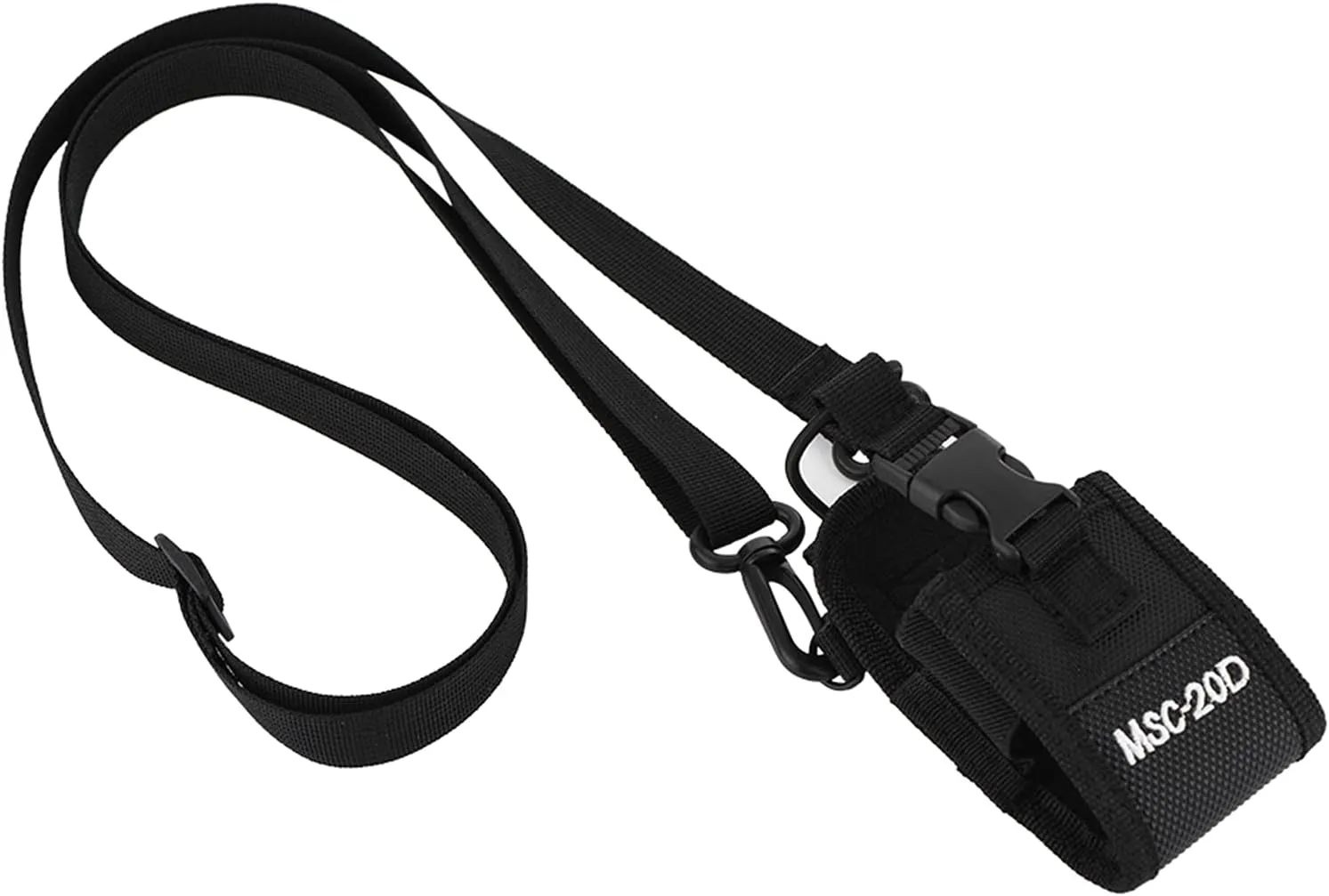 Zerone Portable Walkie Talkie Nylon Belt Case Bag with Adjustable Shoulder Strap Two Way Radio Holder Holster for MSC-20D