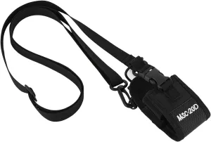 Zerone Portable Walkie Talkie Nylon Belt Case Bag with Adjustable Shoulder Strap Two Way Radio Holder Holster for MSC-20D