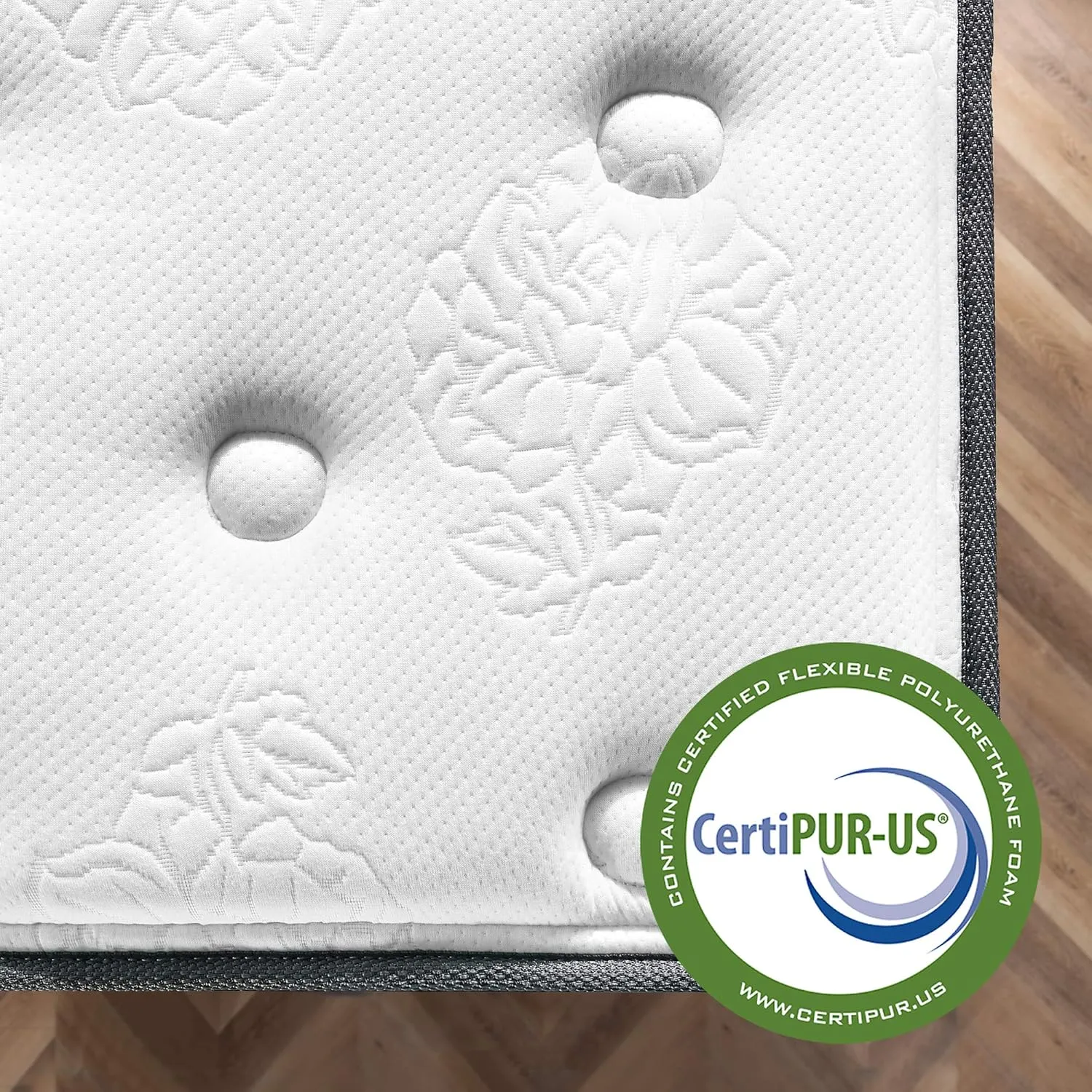 ZINUS 12 Inch Comfort Support Cooling Gel Hybrid Mattress, Queen, Euro Top Innerspring Mattress, Motion Isolating Pocket Springs, Mattress in A Box